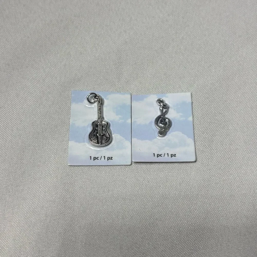 2 New Music Halcraft Charm Gallery Pendant Jewelry Making Charms